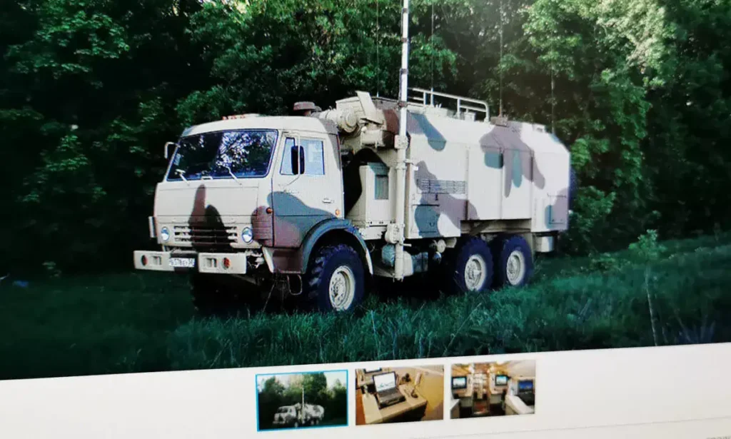 Ranzhir-M1, a&nbsp;SAM battery command post<br />
