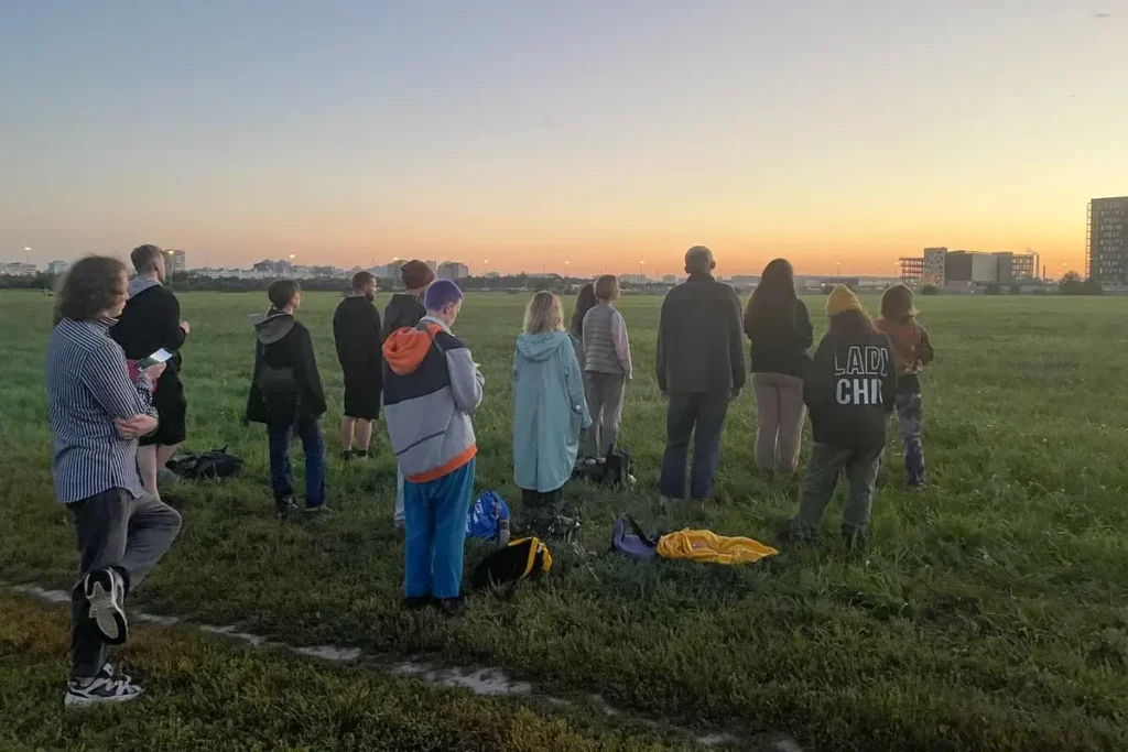 Участники проекта «лаборатория пиздеца» во&nbsp;время перформанса. Фото: из&nbsp;архива проекта.