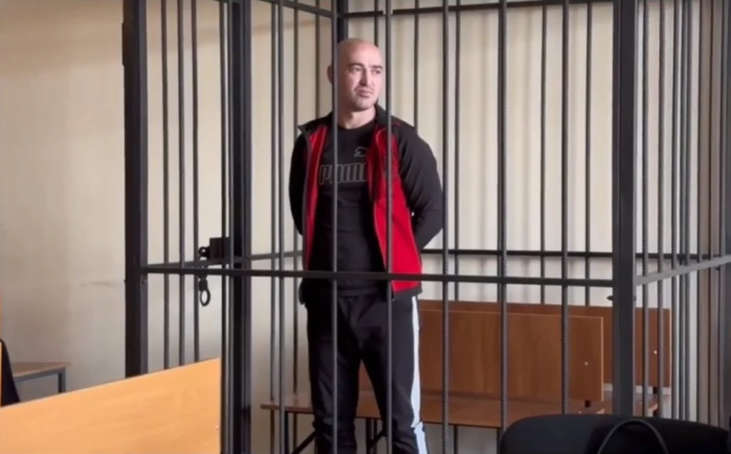 Андрей Рыкашев в&nbsp;Наро-Фоминском городском суде в&nbsp;сентябре 2023. Источник: скриншот видео из&nbsp;паблика ВКонтакте «Прокуратура Московской области».