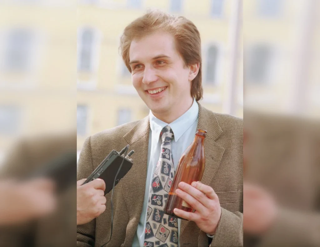 Константин Калачев в&nbsp;1995 году в&nbsp;Ярославле. Фото: телеграм-канал «Калачев-пост».