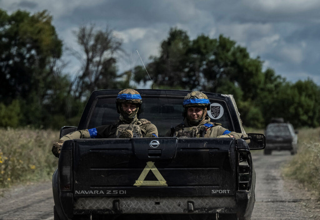 Украинские солдаты на&nbsp;границе с&nbsp;Курской областью