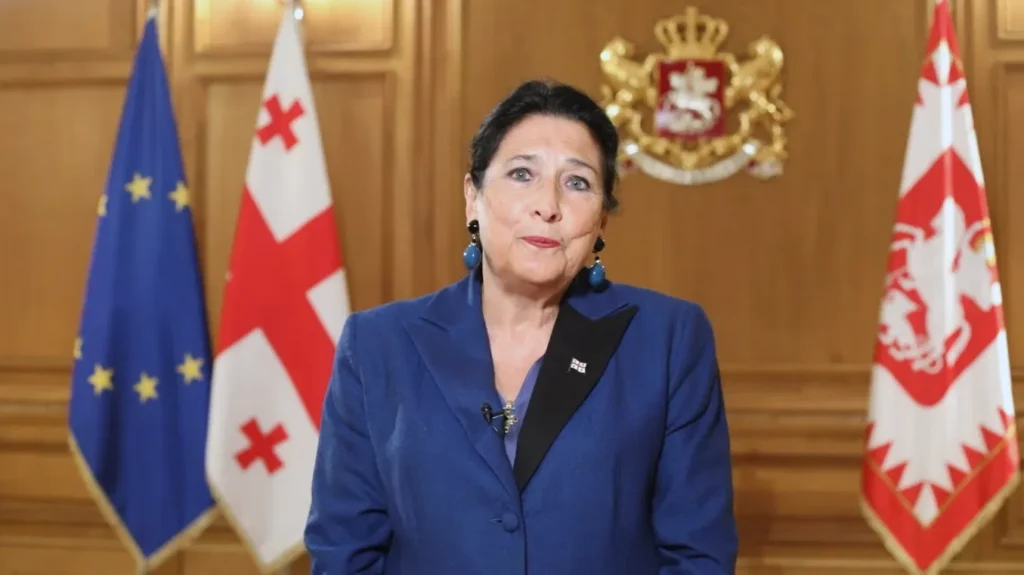 Пятый президент Грузии Саломе Зурабишвили отказалась признать легитимность Михаила Кавелашвили