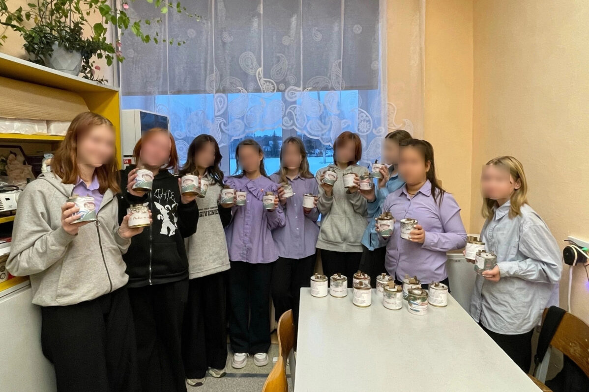 Школа удмуртской деревни Среднее Кечёво, встреча с&nbsp;учасником «СВО»