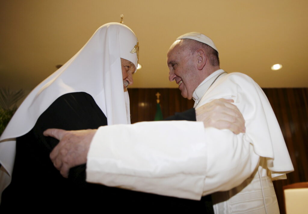 Встреча папы Франциска и&nbsp;патриарха Кирилла в&nbsp;Гаване, 12 февраля 2016 года