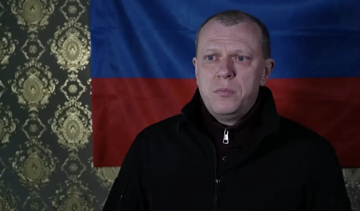 Экс-премьер Запорожской области РФ&nbsp;Антон Кольцов во&nbsp;время визита в&nbsp;город Пологи