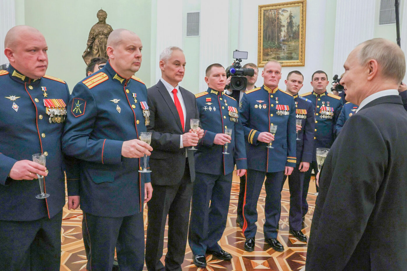 Андрей Буйлов после церемонии награждении медалями Герой России в&nbsp;Кремле