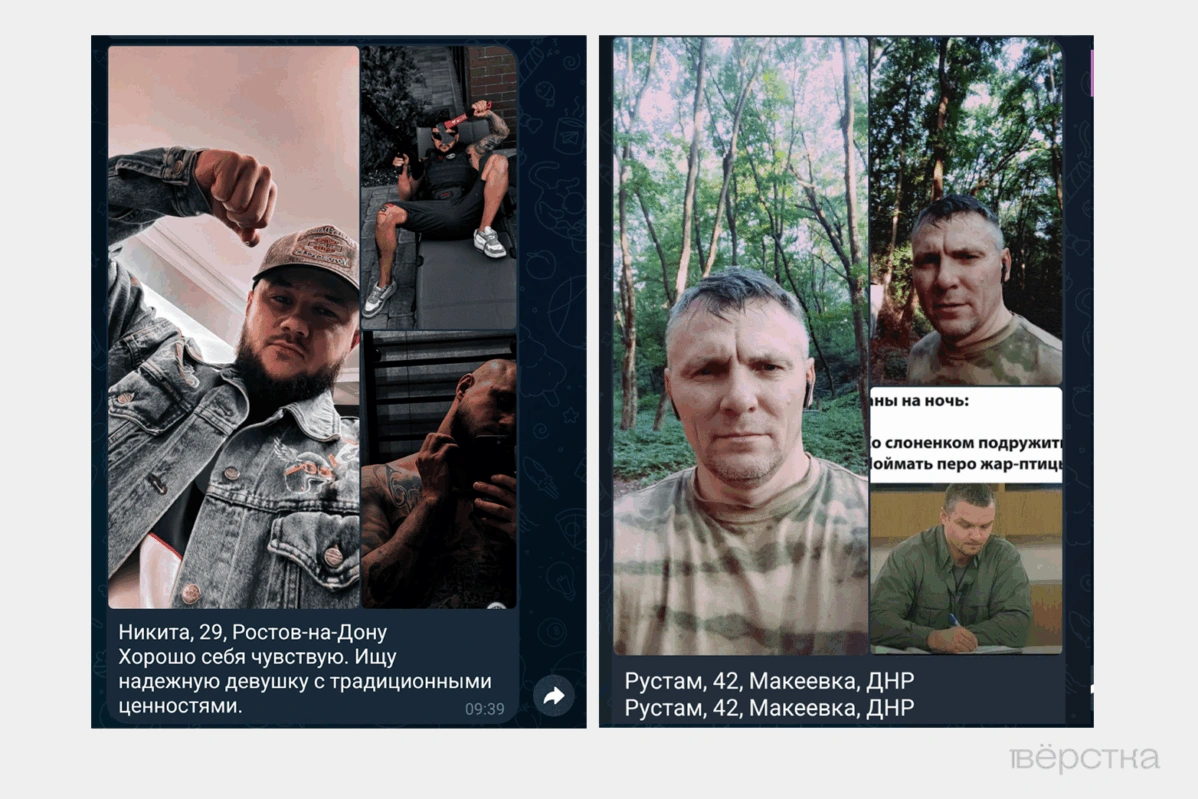 Анкета пользователя бота знакомств «Наташки и&nbsp;Степашки», созданного ультраправым Z-блогером Владиславом Поздняковым&nbsp;— консервативной альтернативы Tinder