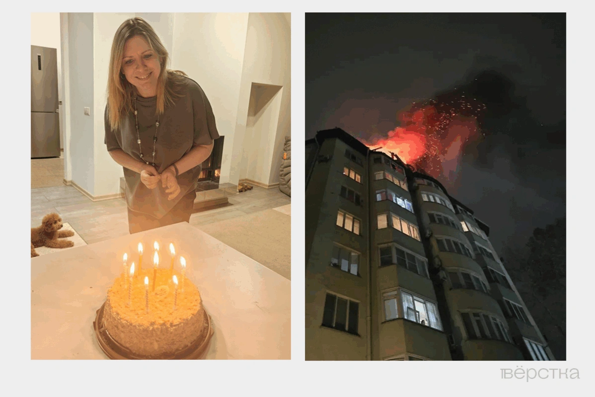 Результат попадания БПЛА в&nbsp;жилой дом в&nbsp;Туапсе