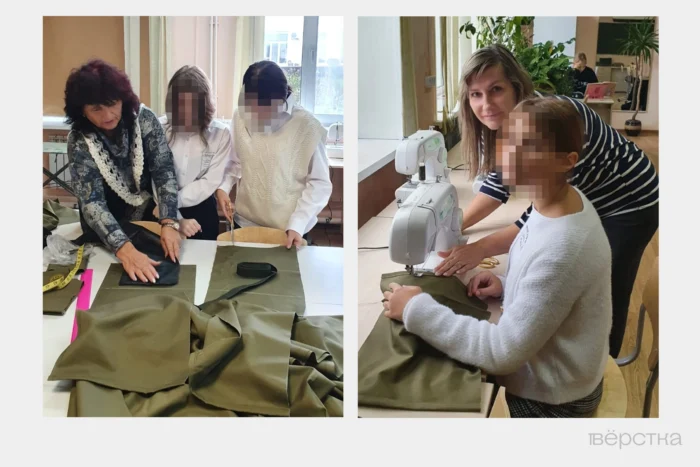 Школьницы шьют аптечки для фронта во&nbsp;время уроков “Технологии”